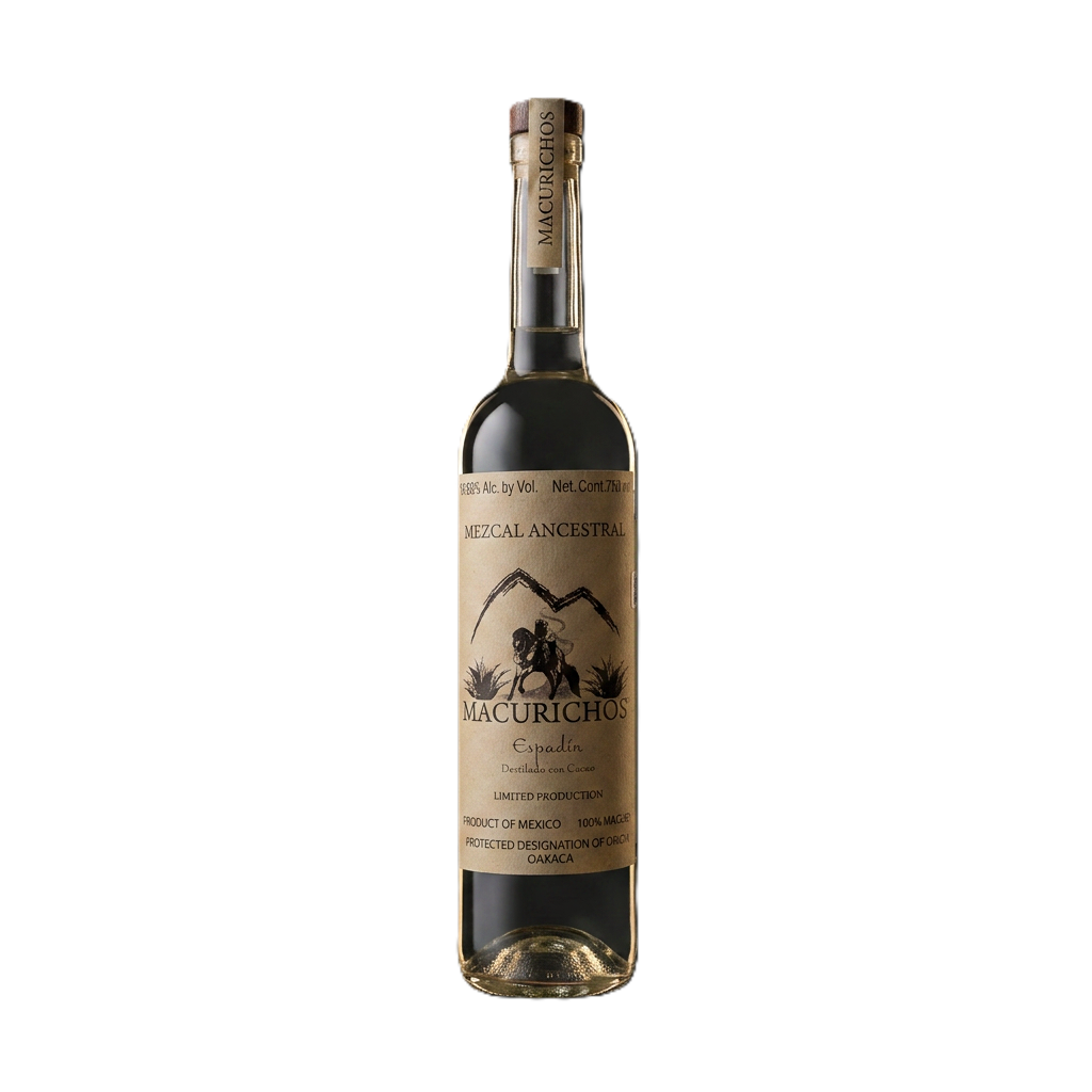 Mezcal Espadin Destilado con Cacao Macurichos 750 mL