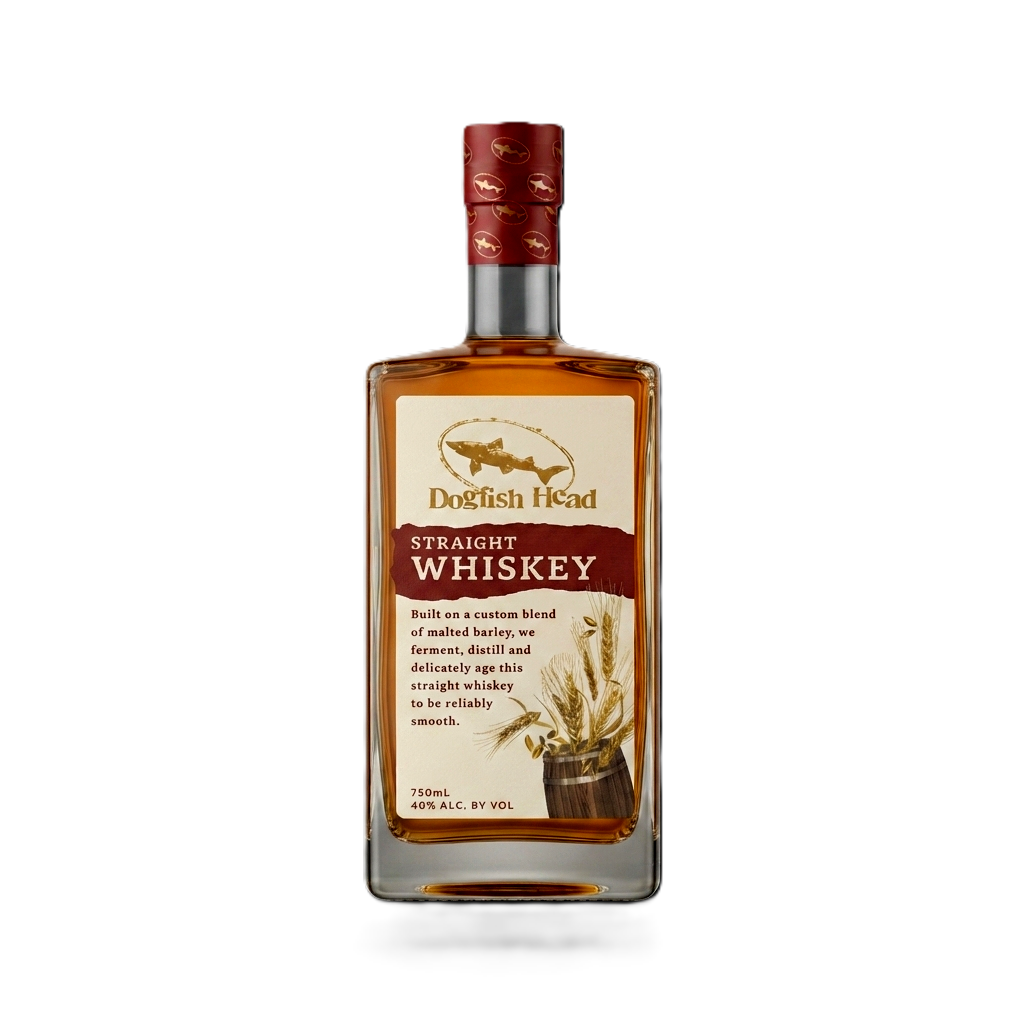 Dogfish Straight Whiskey 750 mL