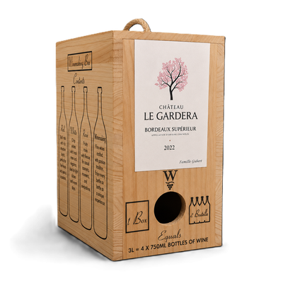 Chateau Le Gardera Bordeaux Supérieur 3L Wooden Box