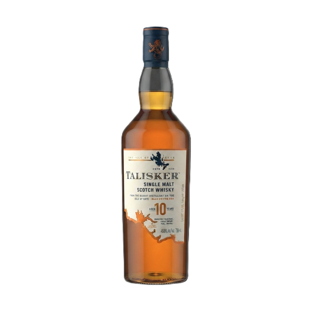 Talisker Single Malt Scotch Whisky Aged 10 Years 750 mL