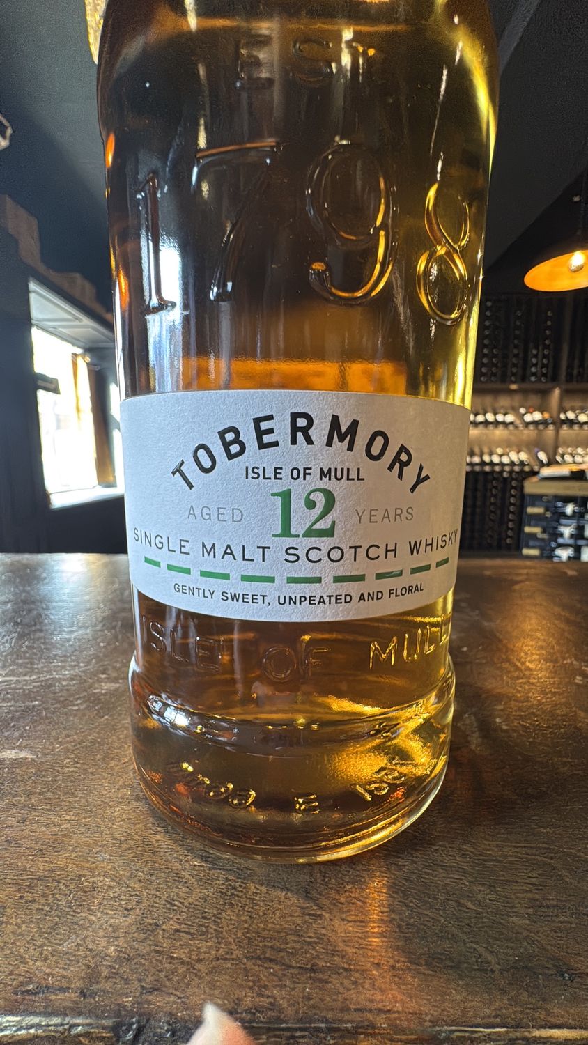Tobermory Isle Of Mull Single Malt Scotch Whiskey 750 mL