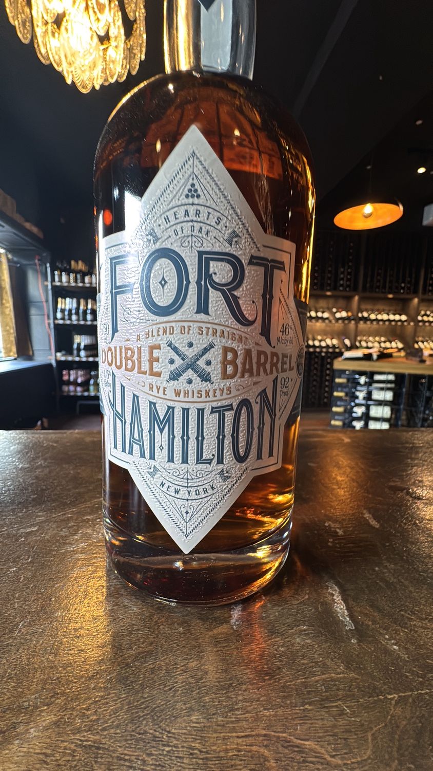 Fort Hamilton Double Barrel Rye Whiskey 750 mL