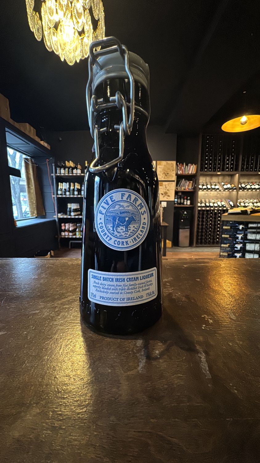 Five Farms County Cork, Ireland Single Batch Irish Cream Liqueur 375 mL