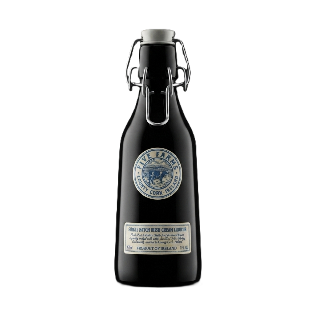 Five Farms County Cork, Ireland Single Batch Irish Cream Liqueur 375 mL
