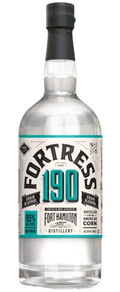 "Fortress" Grain Alcohol 1900 Proof Fort Hamilton 1 L