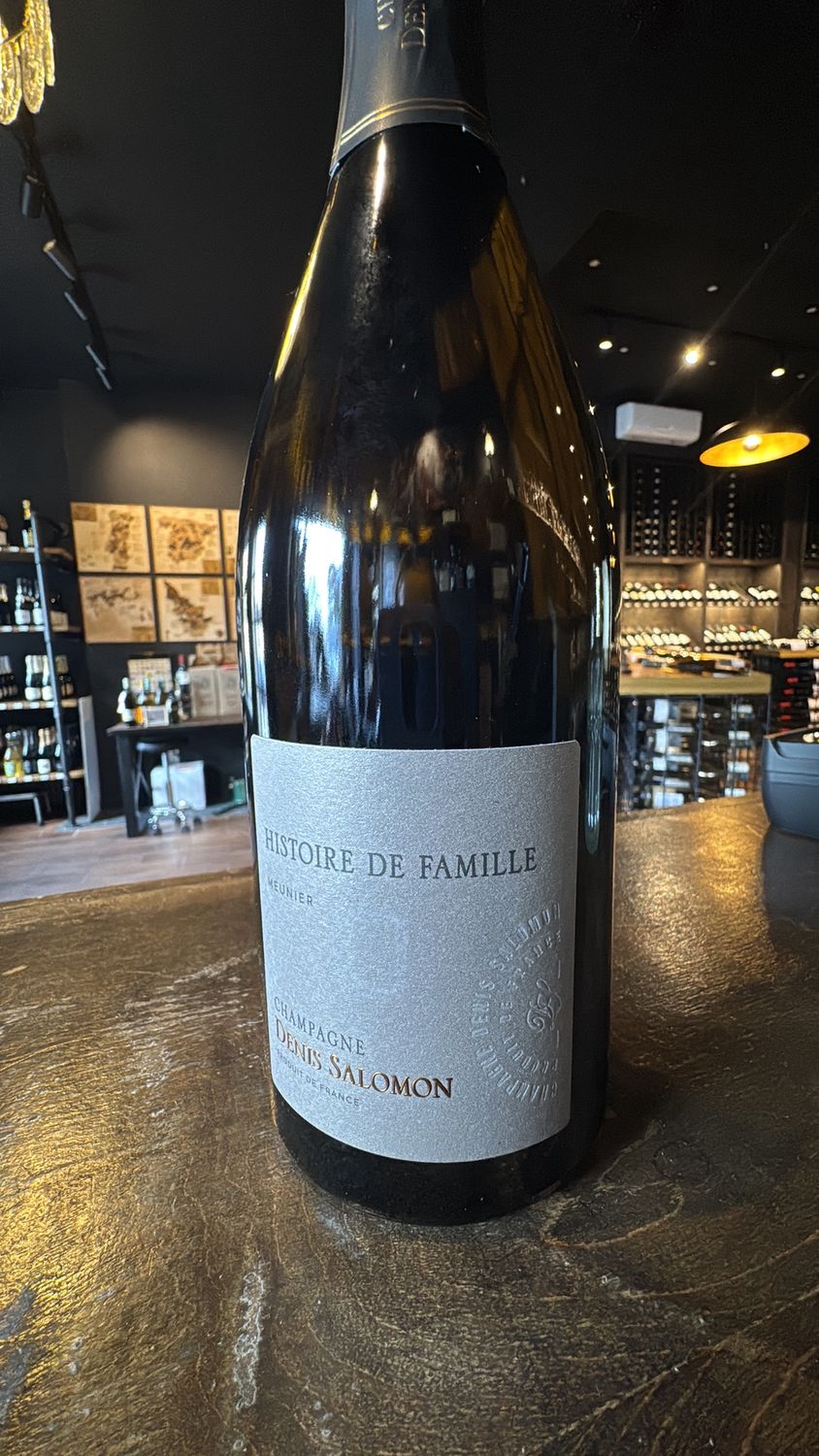 Denis Salomon Champagne Extra Brut Meunier Histoire De Famille 750 mL
