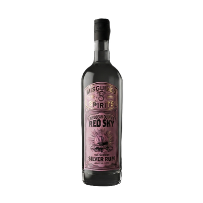 Misguided Caribbean Queen’s Red Sky Silver Rum 1L