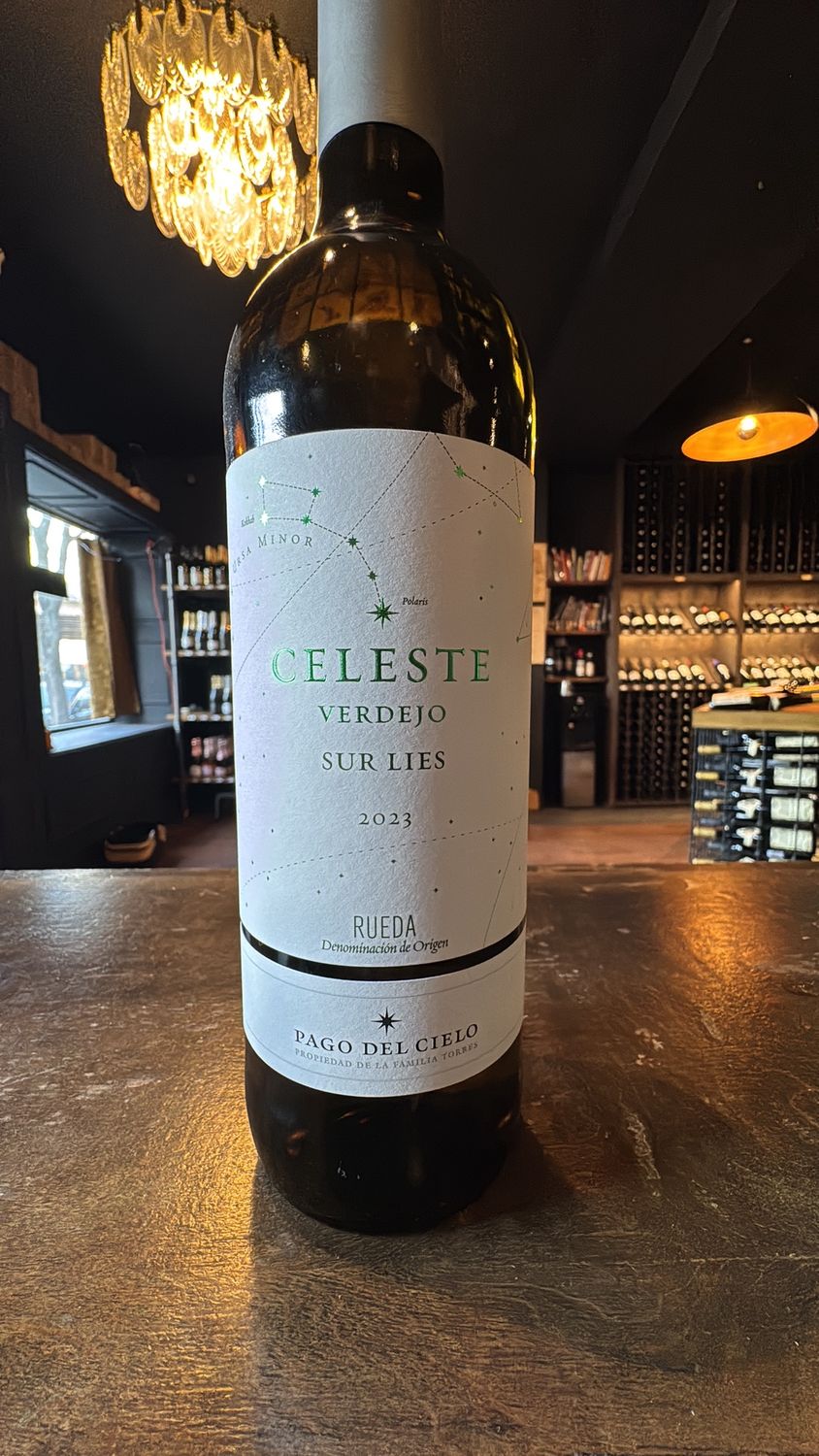 Celeste Verdejo Sur Lies Pago Del Cielo 750 mL