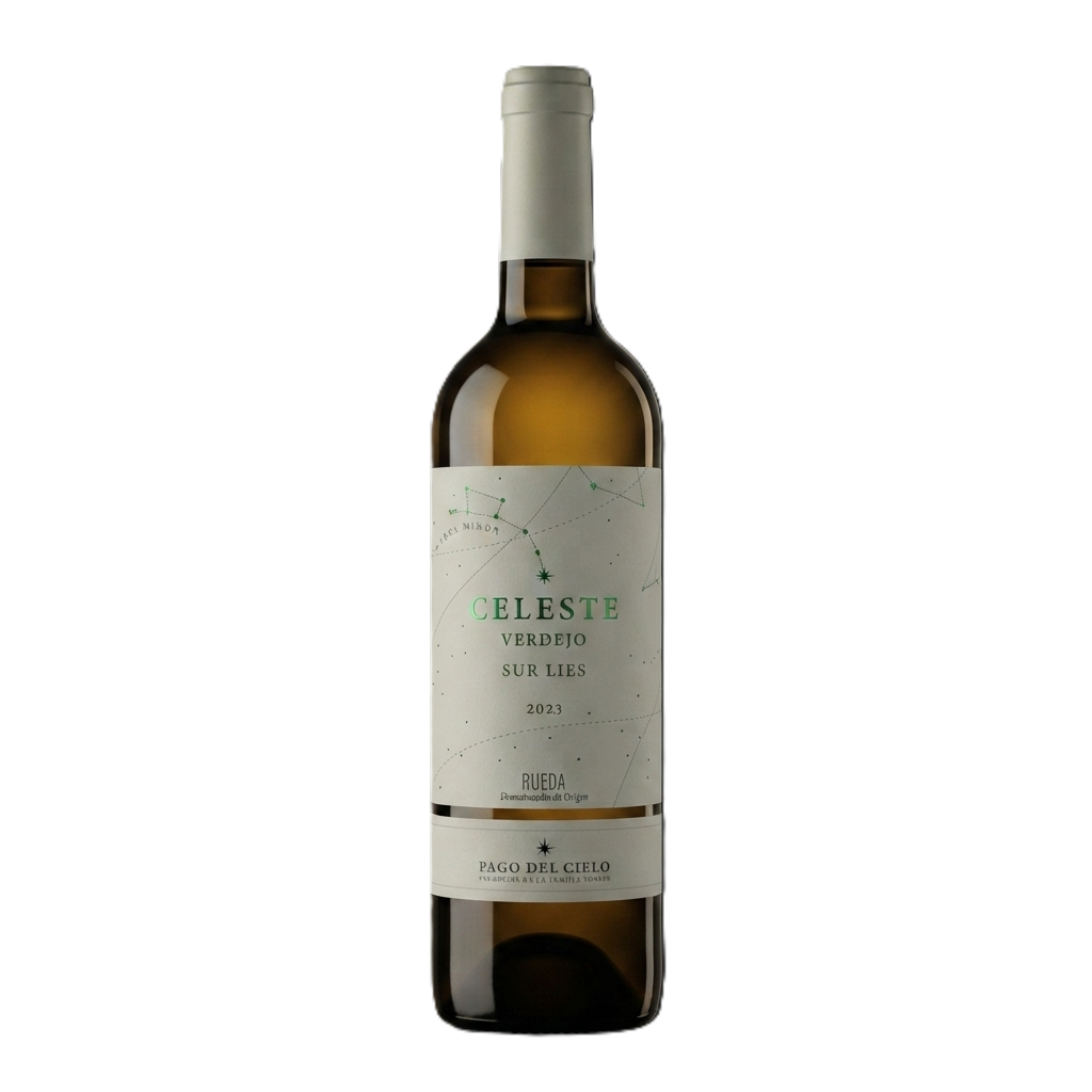Celeste Verdejo Sur Lies Pago Del Cielo 750 mL