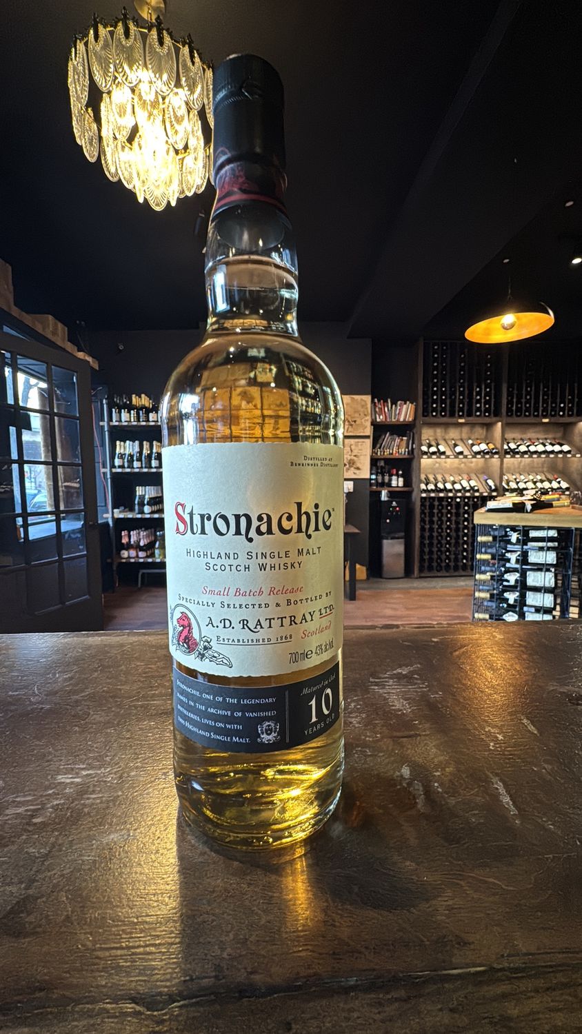 Stronachie Single Malt 10 Year Old 86 Proof 700 mL
