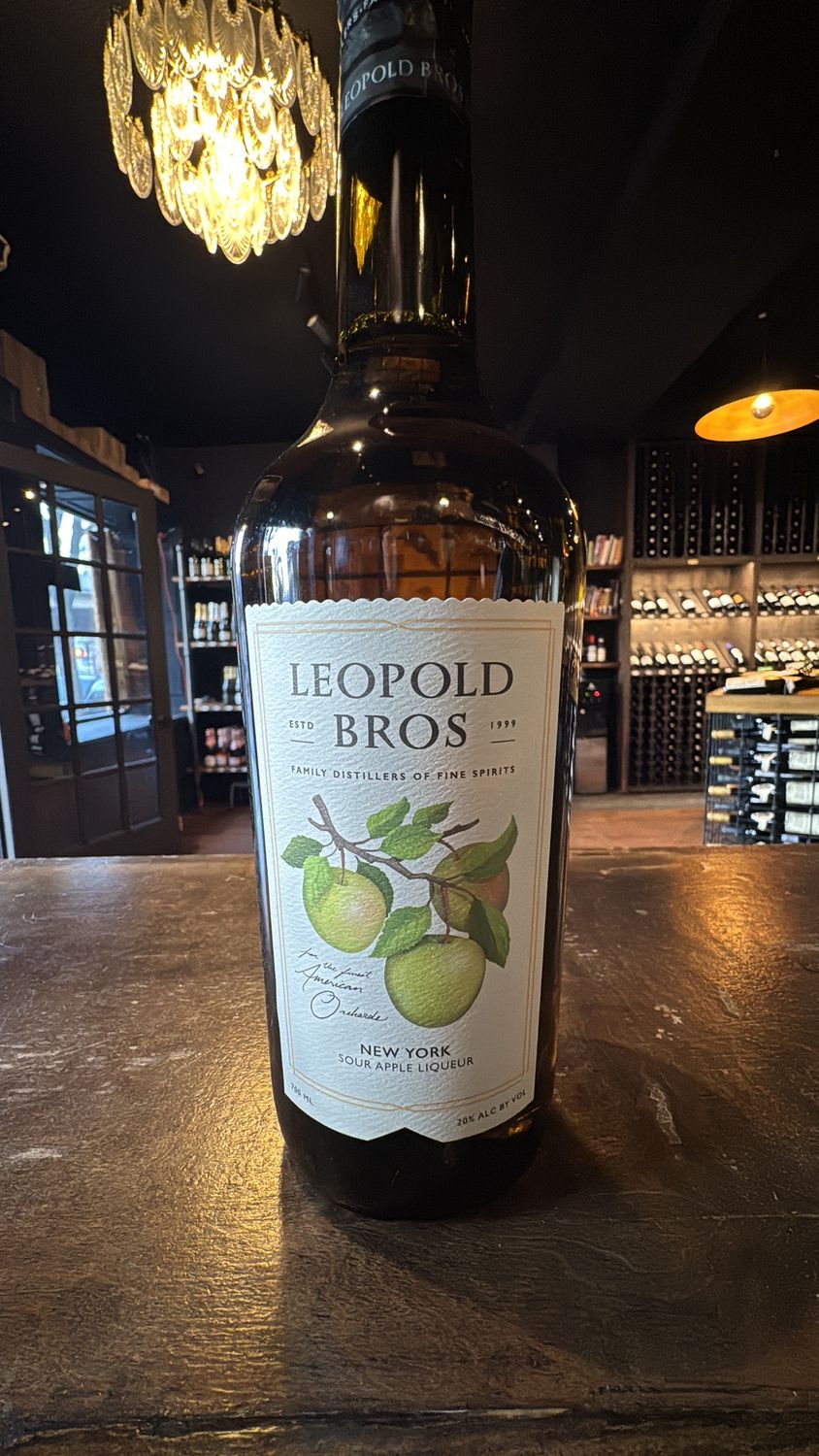 Leopold Brothers NY Sour Apple Liqueur 700 mL