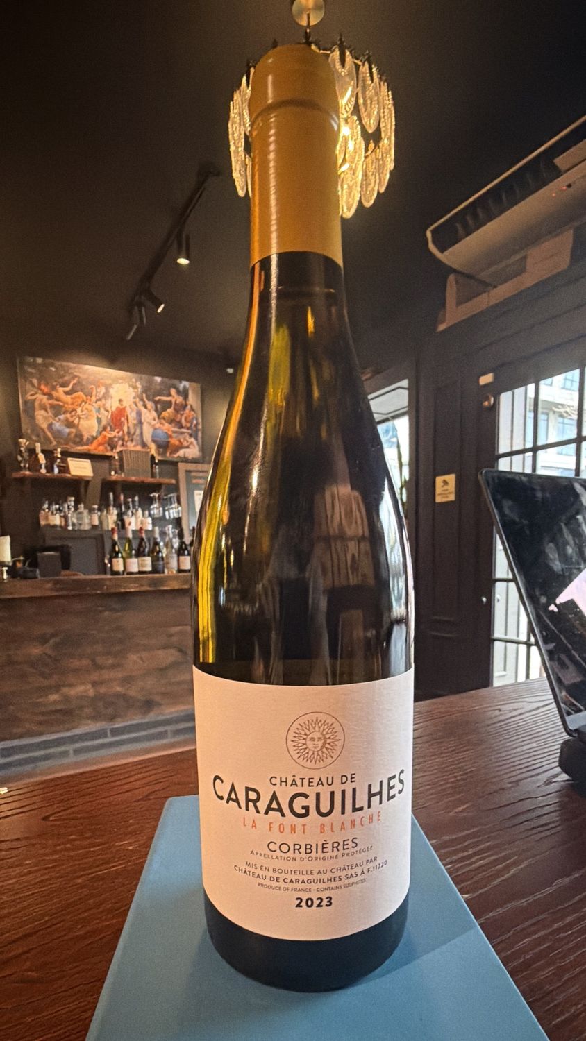 La Font Blanche Chateau De Caraguilhes Corbieres Blanc 750 mL