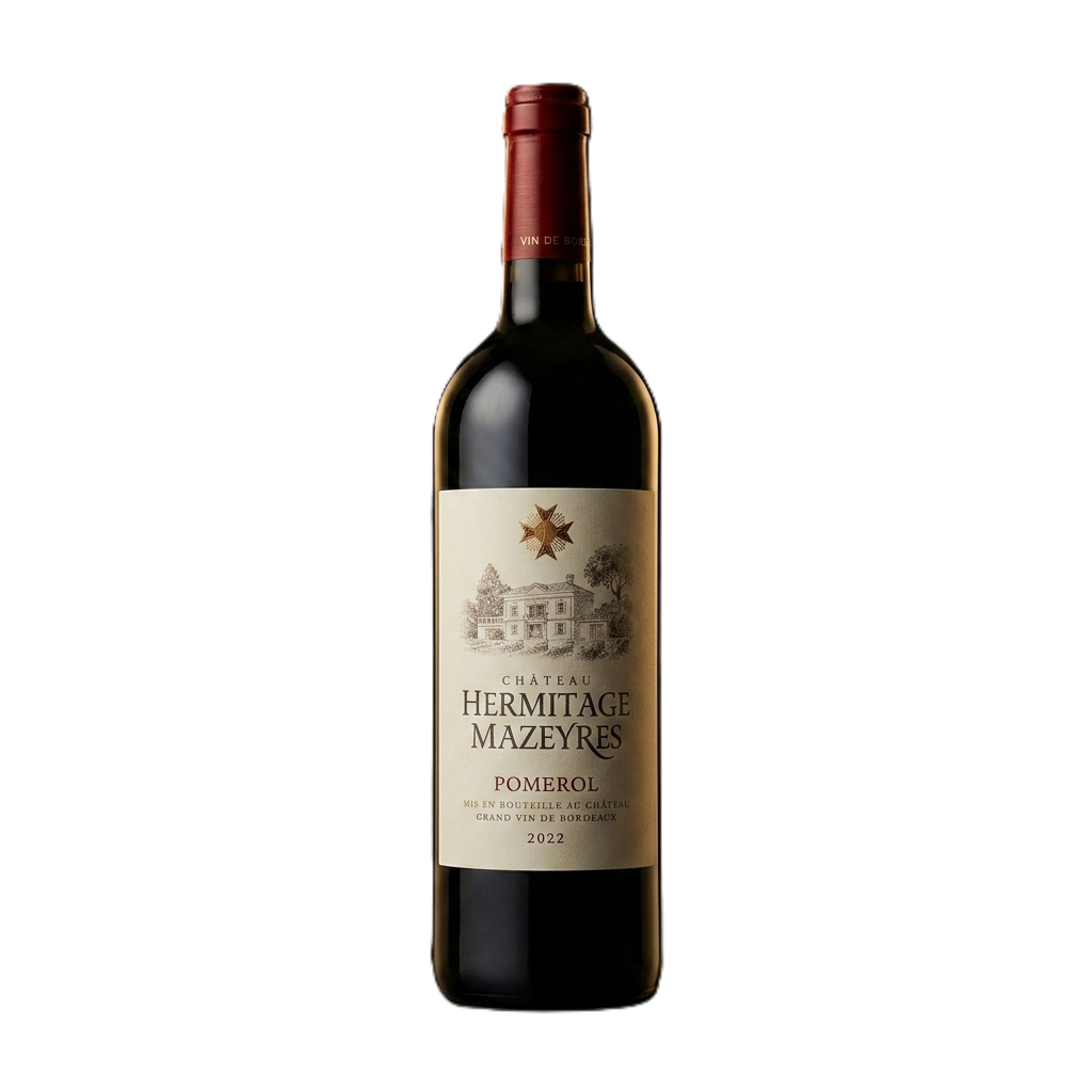 Hermitage Mazeyres Pomerol Grand Vin De Bordeaux Rouge 750 mL