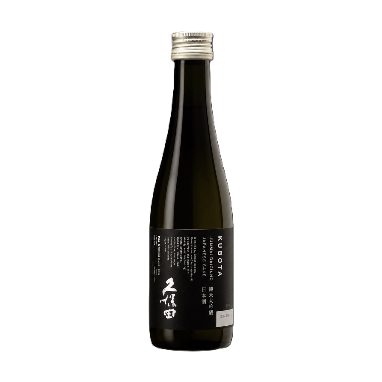 Half Bottle Kubota Junmai Daiginjo Japanese Sake 300 mL