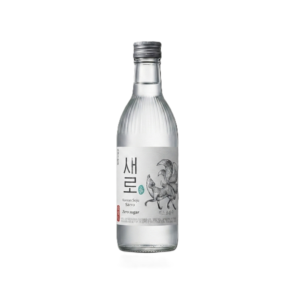Saero (Zero Sugar) Soju Regular 375 mL