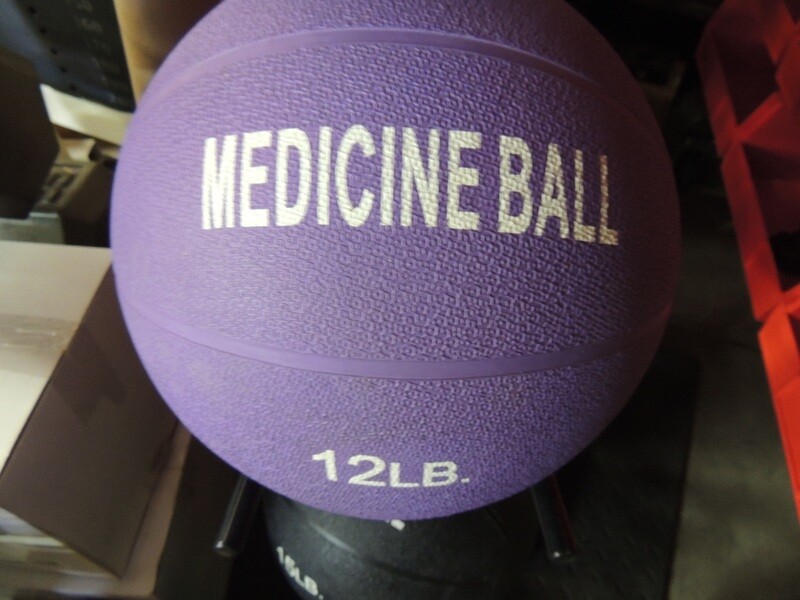 12LB Rubber Medicine Ball