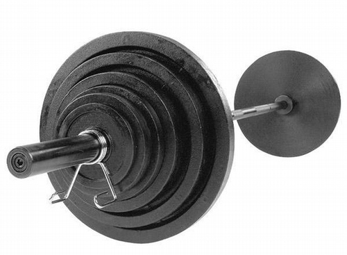 Cast Iron Olympic Weight Set (300lbs) - New with Bar and Collars