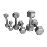 Grey Hex Dumbbells