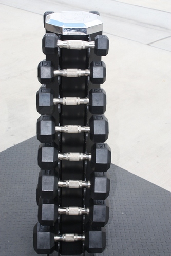 Hampton 8 Pair Dumbbell Set Brand New with Rack
