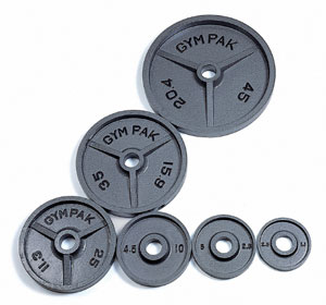 45 lb Grey Wide Flange Olympic Plate