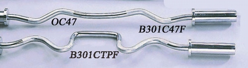 47&quot; Chrome Deluxe EZ Curl Bar with Collars