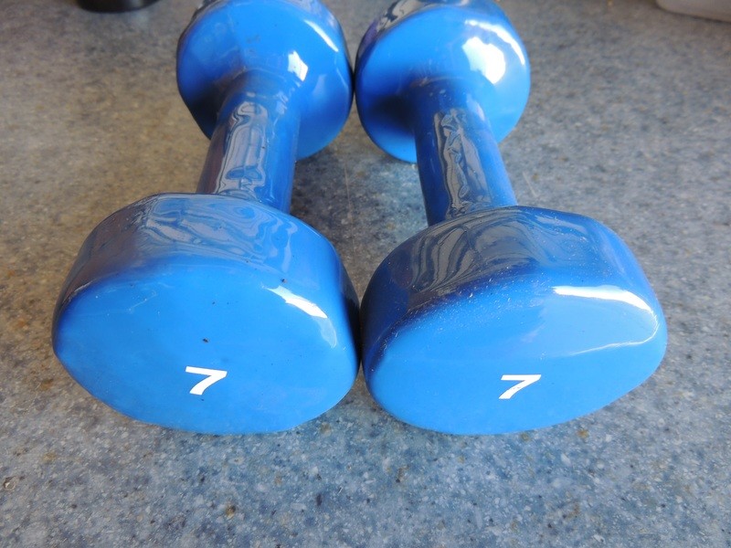 Vinyl 7LB Dumbbell