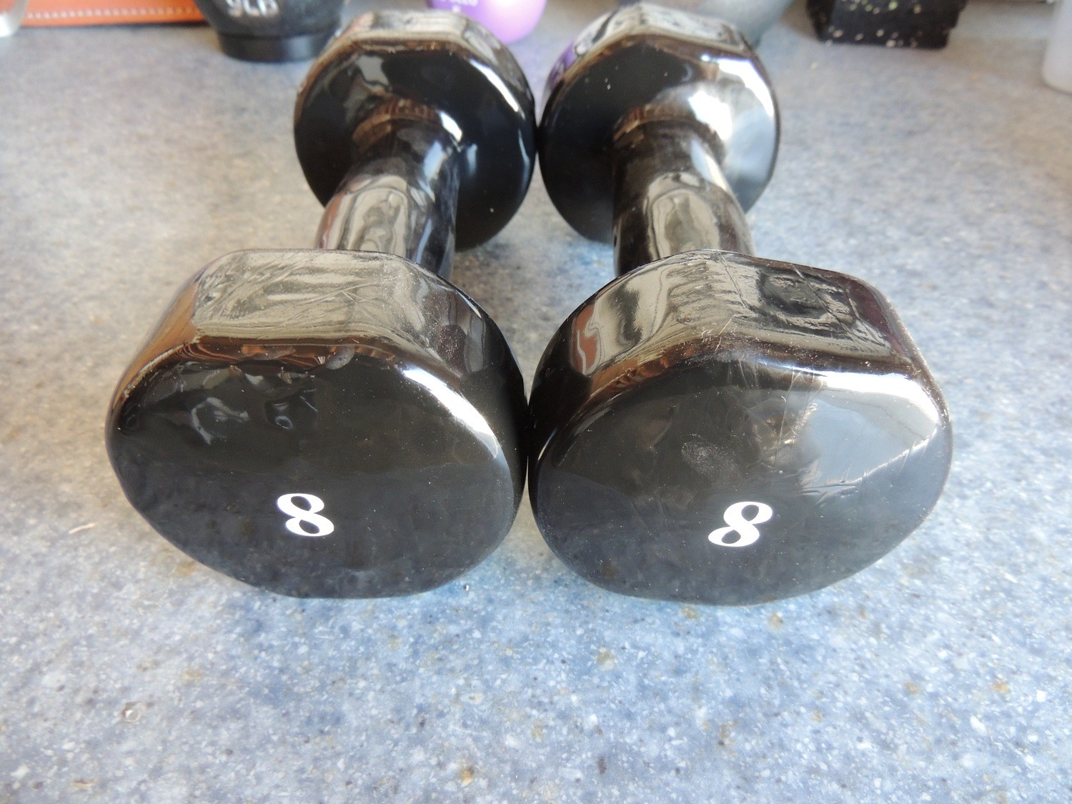 Vinyl 8LB Dumbbell