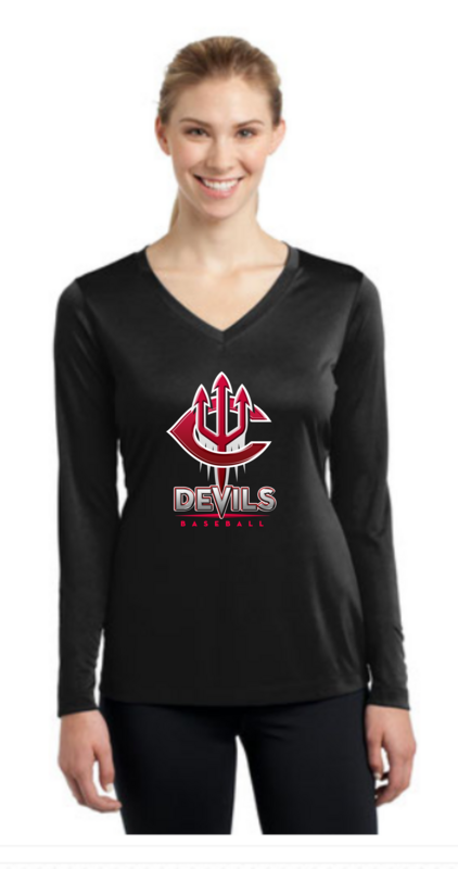 Women&#39;s Drifit V-Neck Longsleeve