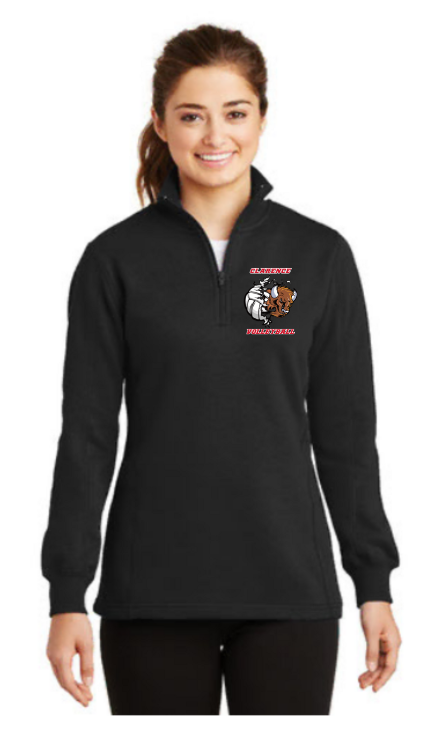 Womens Quarter Zip Sweatshirt