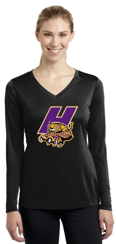 Women&#39;s Drifit V-Neck Longsleeve