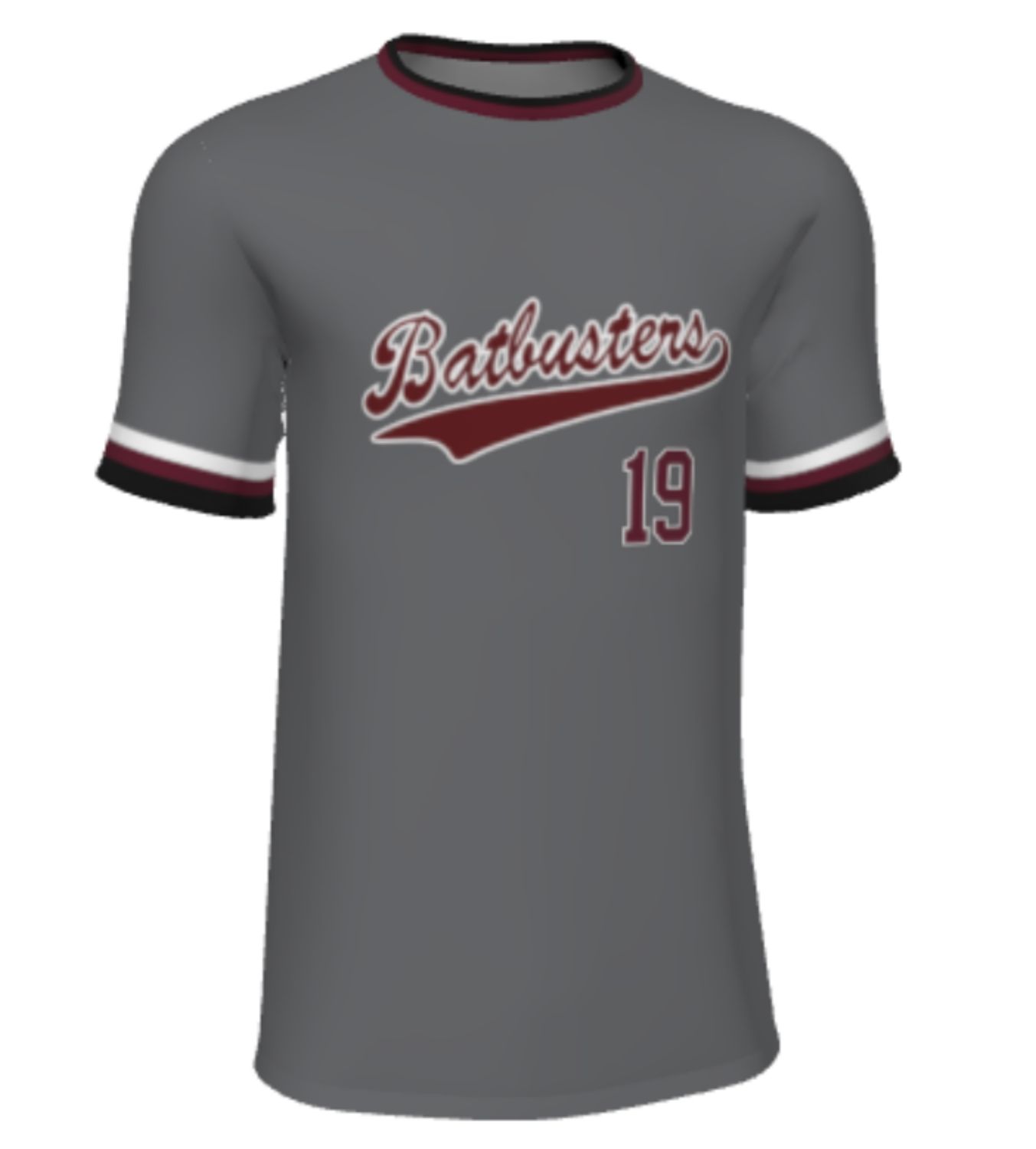 Men&#39;s/Youth Grey Sublimated Tshirt