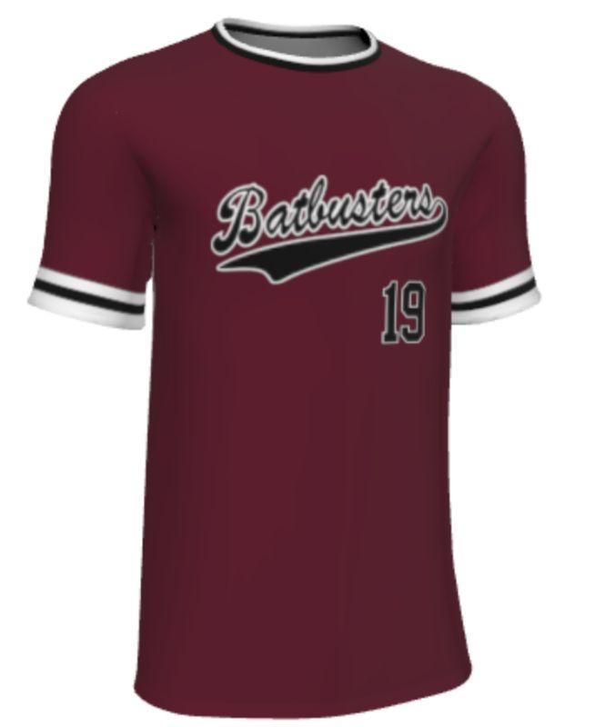 Men&#39;s/Youth Maroon Sublimated Tshirt