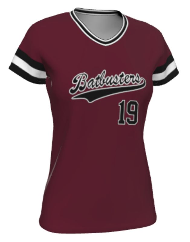 Women&#39;s/Girl&#39;s Maroon Sublimated TShirt
