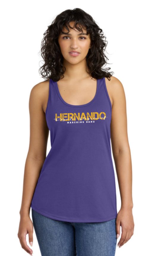 Cotton Royale Script Racerback Tank Top