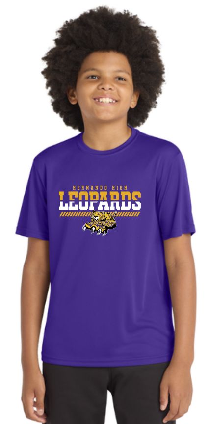 Youth Leopard Split Drifit Classic Tee