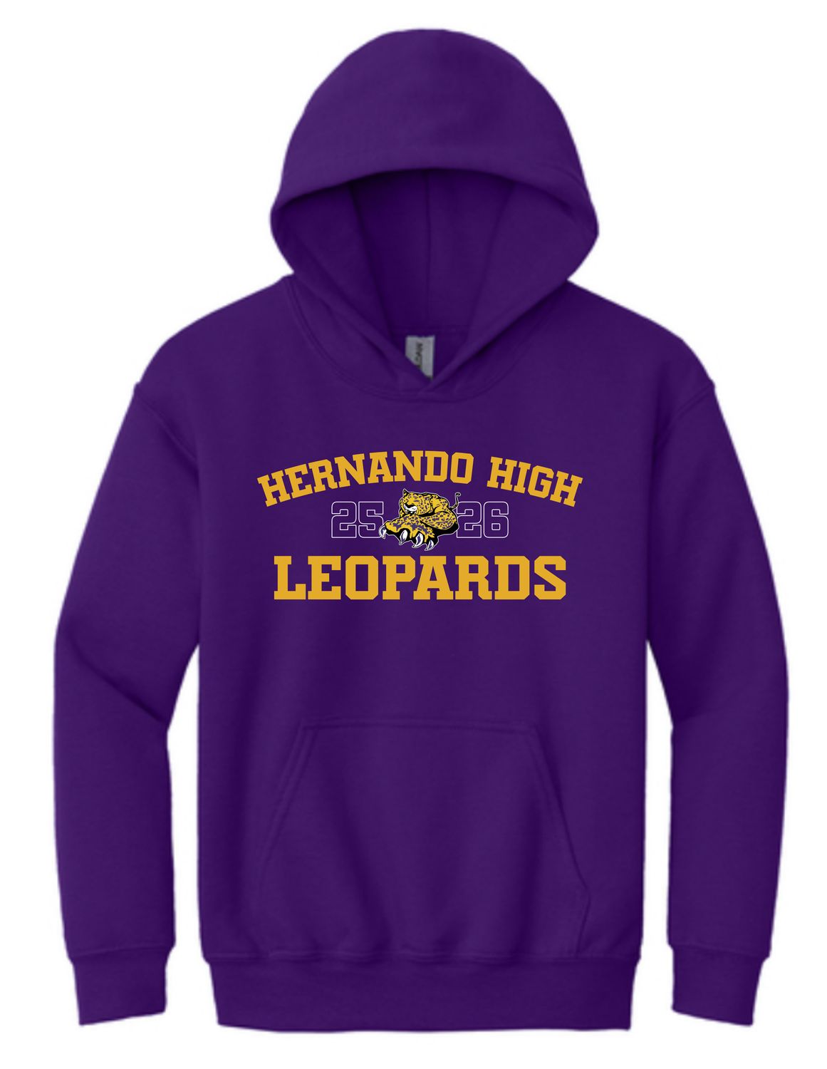 Adult Classic Leopard Crest Hoodie