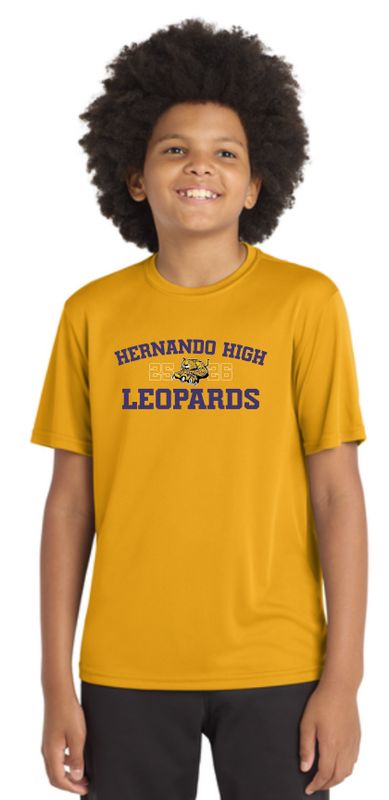 Youth Leopard Crest Drifit Classic Tee