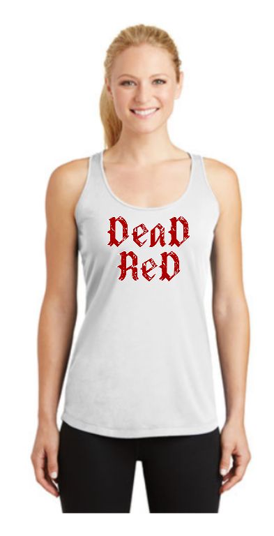 Women&#39;s Dead Red Racerback Tank Top