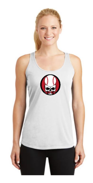 Women&#39;s Skull Racerback Tank Top
