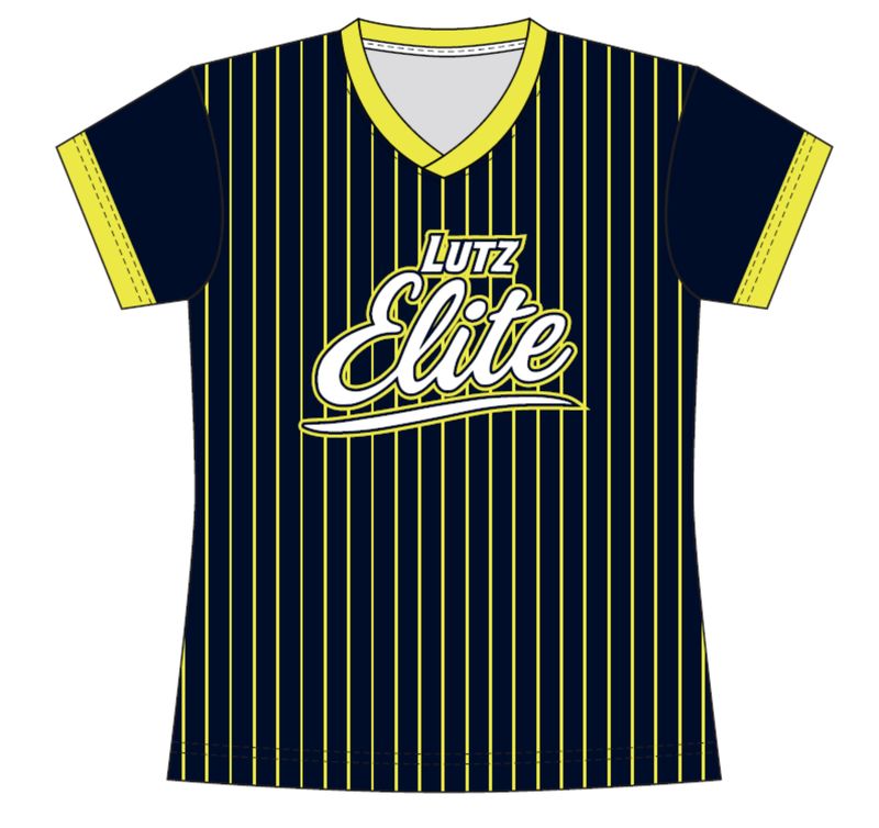 Women&#39;s/Girl&#39;s Pinstripe Replica Tee