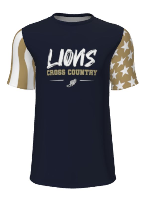 Men's/Youth Cross Country Stars Tee