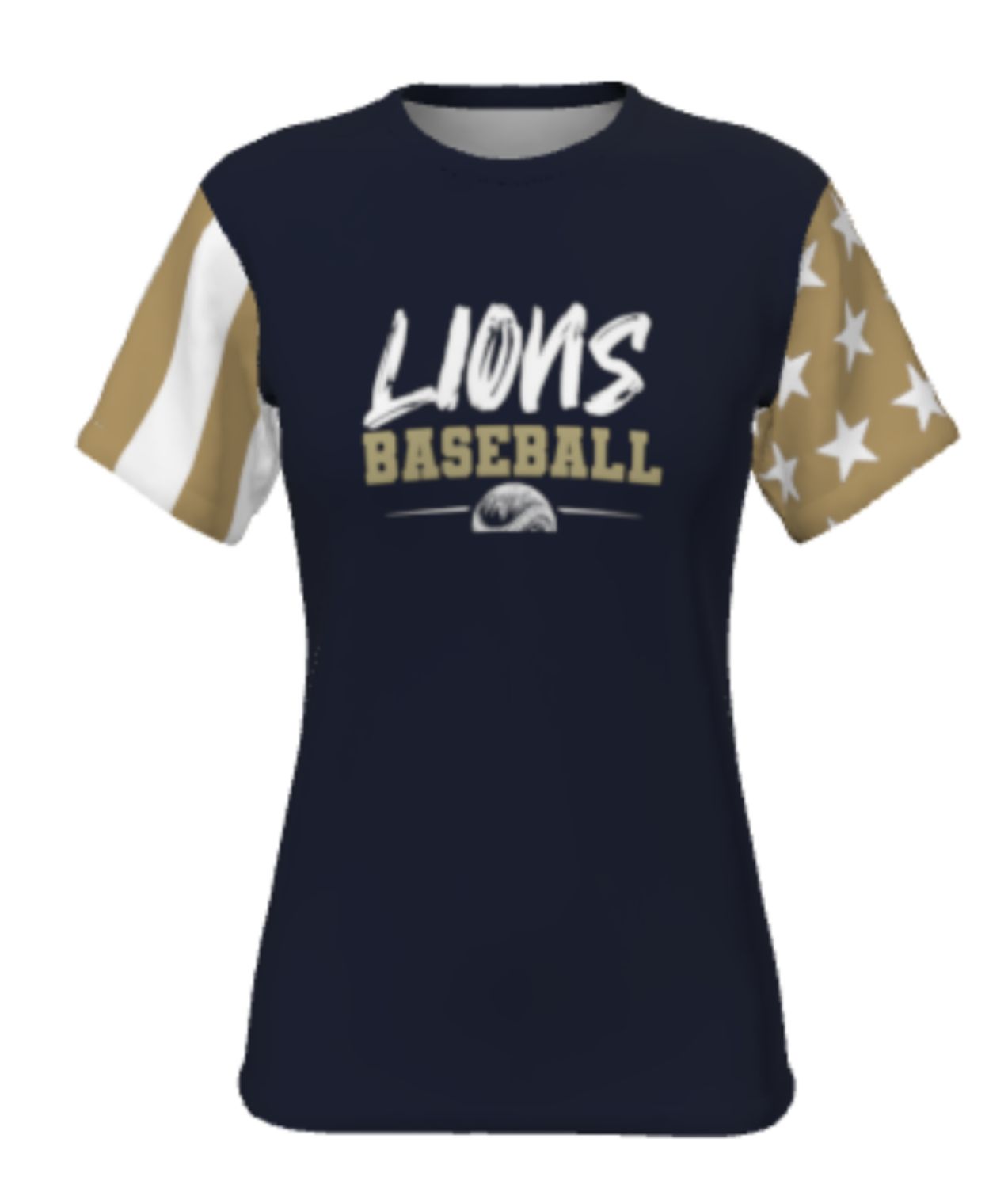 Women&#39;s/Girl&#39;s Baseball Stars Tee