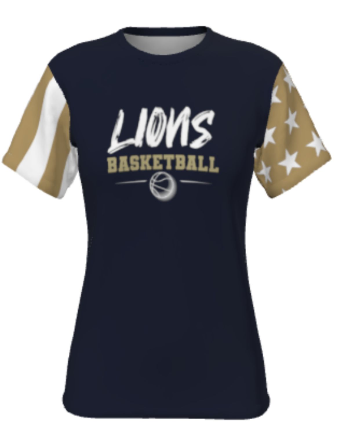 Women&#39;s/Girl&#39;s Basketball Stars Tee