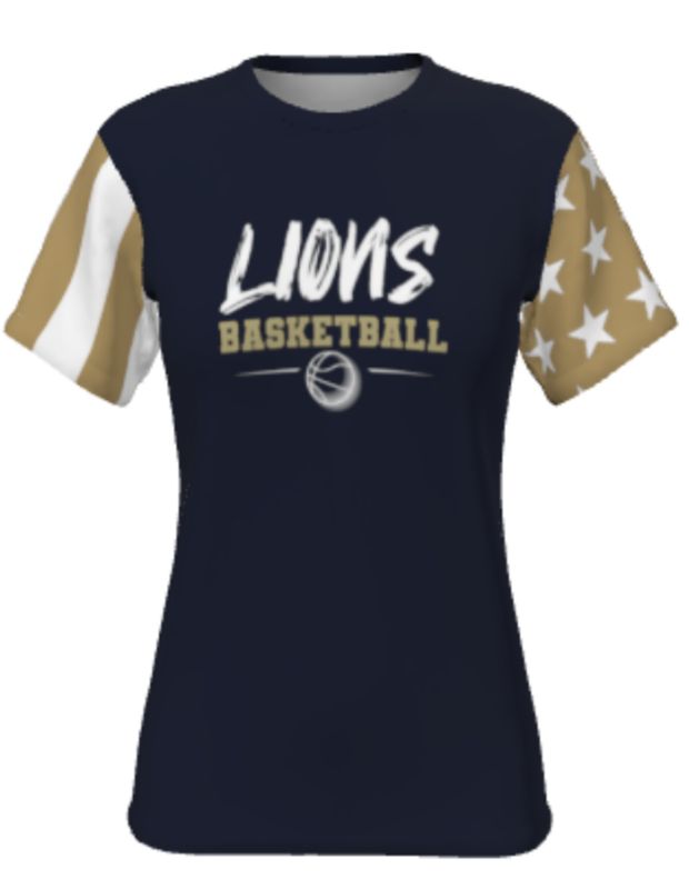Women&#39;s/Girl&#39;s Basketball Stars Tee