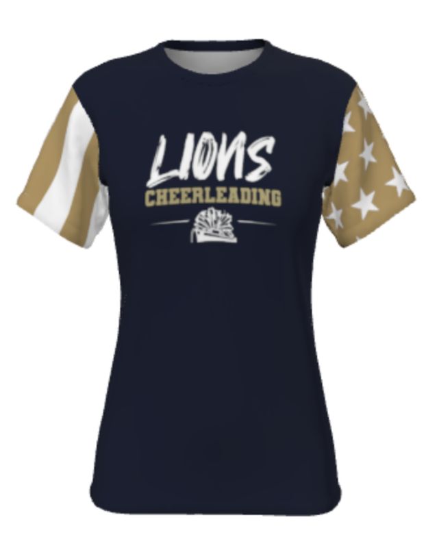 Women's/Girl's Cheerleading Stars Tee