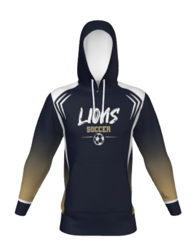 Sublimated Ombre Soccer Hoodie