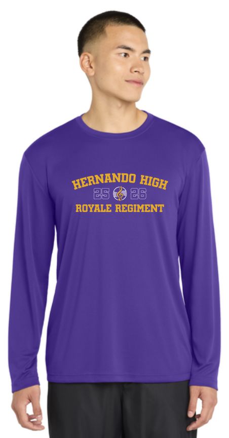 Men's Drifit Royale Crest Long sleeve Tee