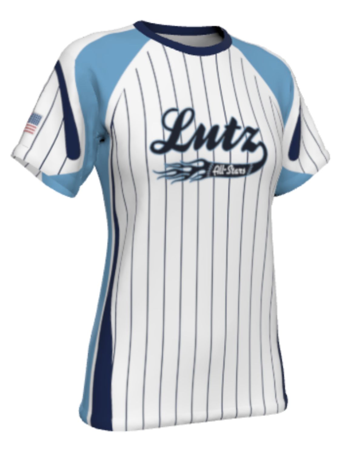 Women's/Girl's Pinstripe Replica Tee