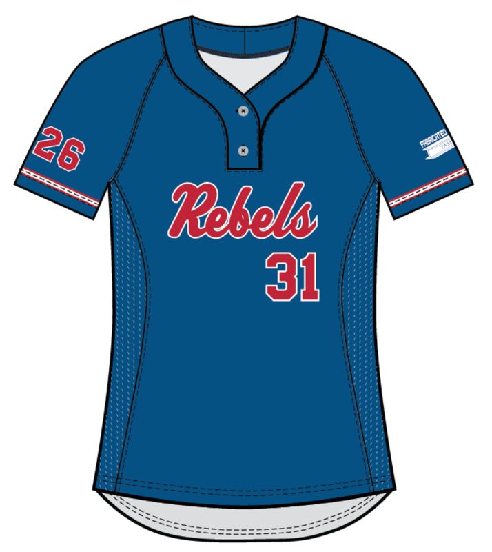 12u Royal Blue Player Jersey