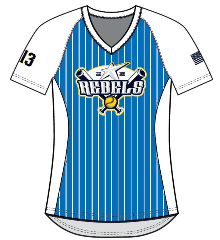 Airfore Blue Pinstripe Player Jersey